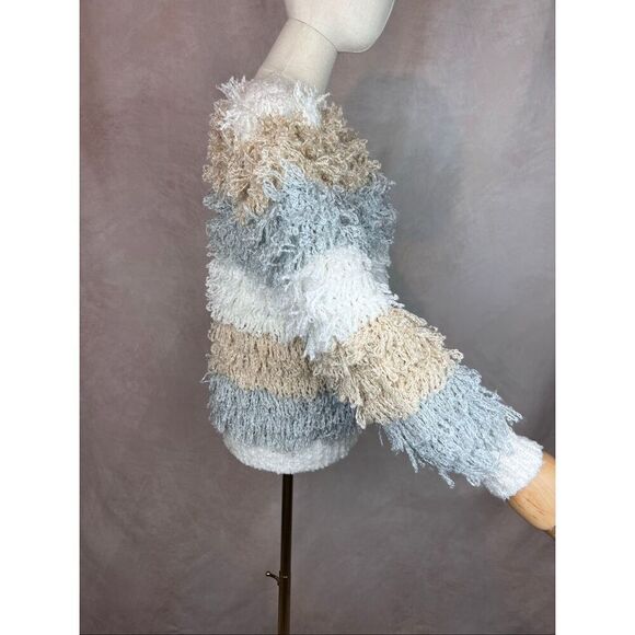 Vintage MCM 1970s Shaggy Sweater Tally Ho Size Medium - Picture 3 of 7